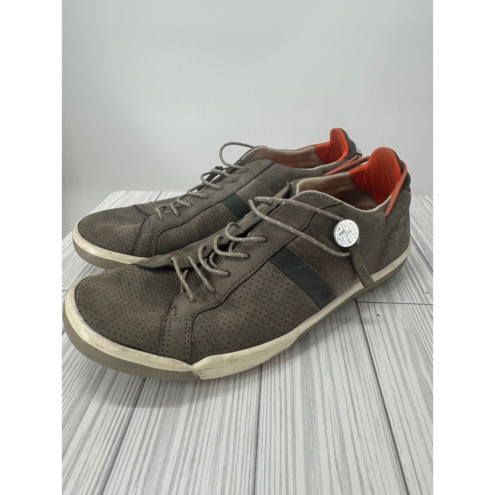 PLAE Mulberry Leather Sneakers Casual Shoes Comfort Perforated Detail 9.5W‎